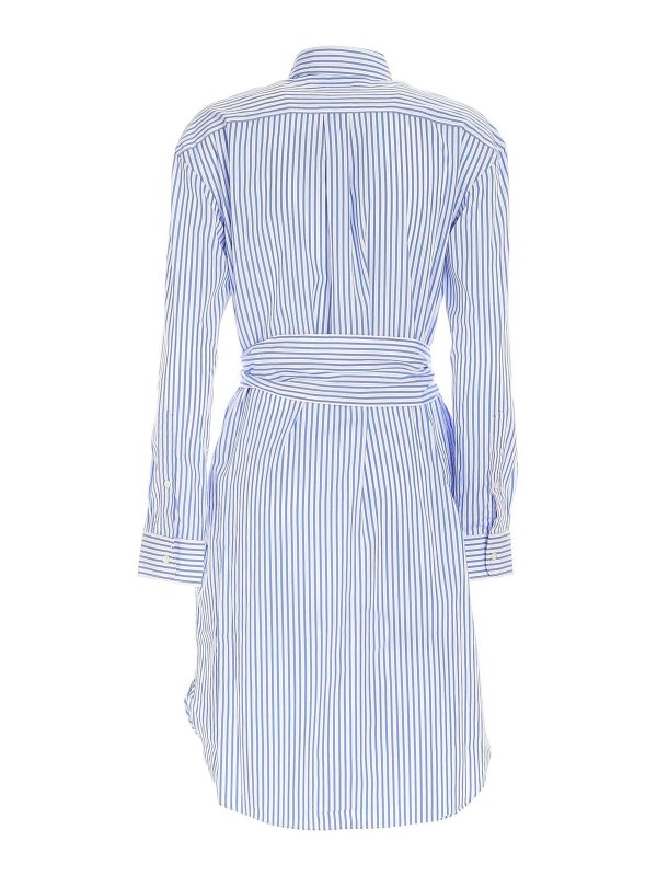 blue and white striped dress ralph lauren