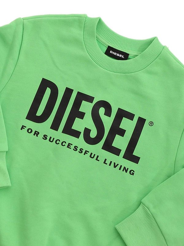 Sweatshirts & Sweaters Diesel - Screwdivision sweatshirt in neon green ...