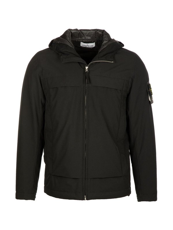 Casual jackets Stone Island - Waterproof jacket in black - 751541427V0029