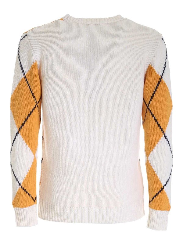 یقه گرد Kangra Cashmere - Argyle 