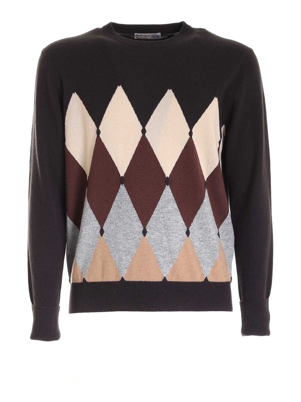 diamond design sweater