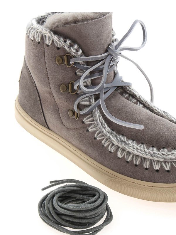 mou lace up sneaker boot