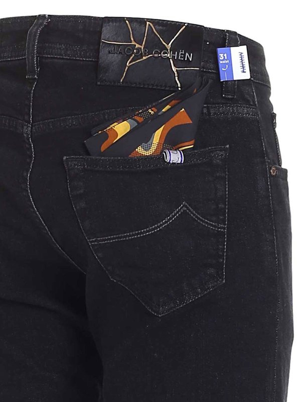 black jacob cohen jeans