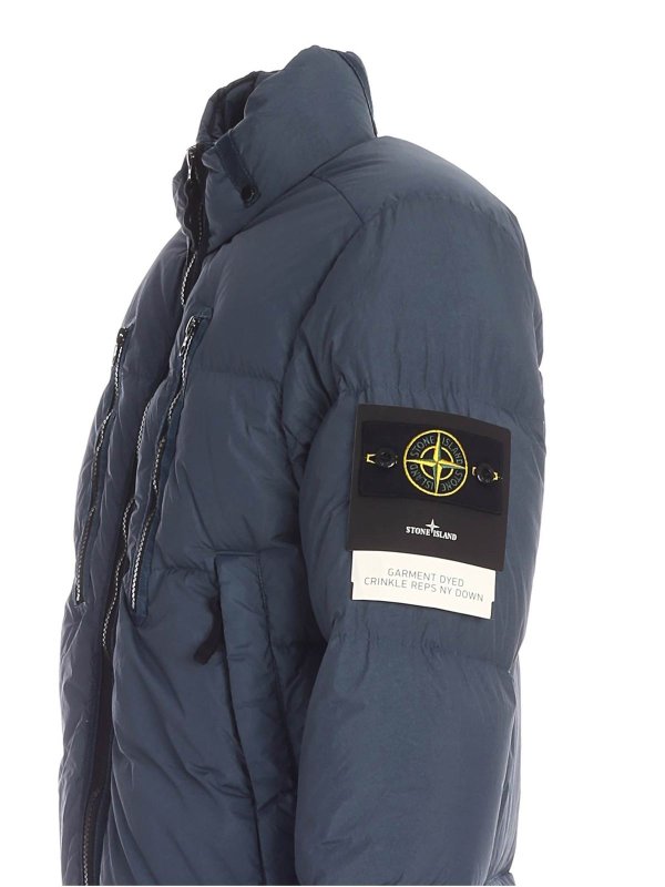 stone island dyed crinkle reps nylon down parka