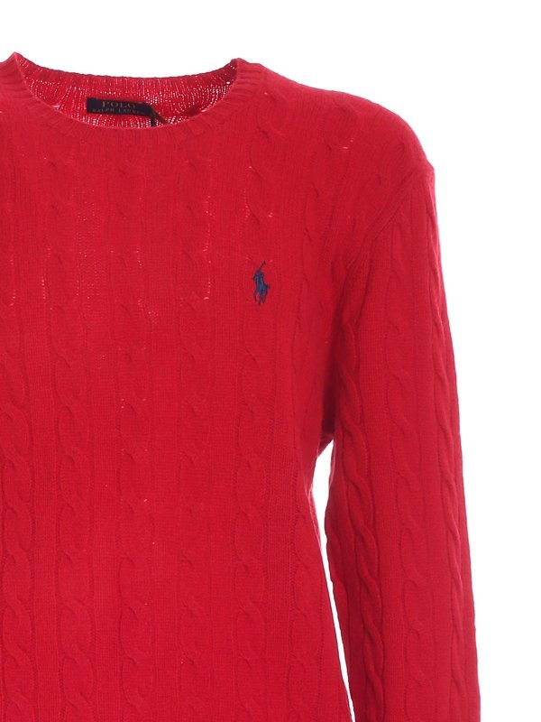 ralph lauren womens red sweater