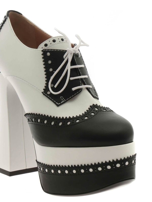 platform saddle shoes