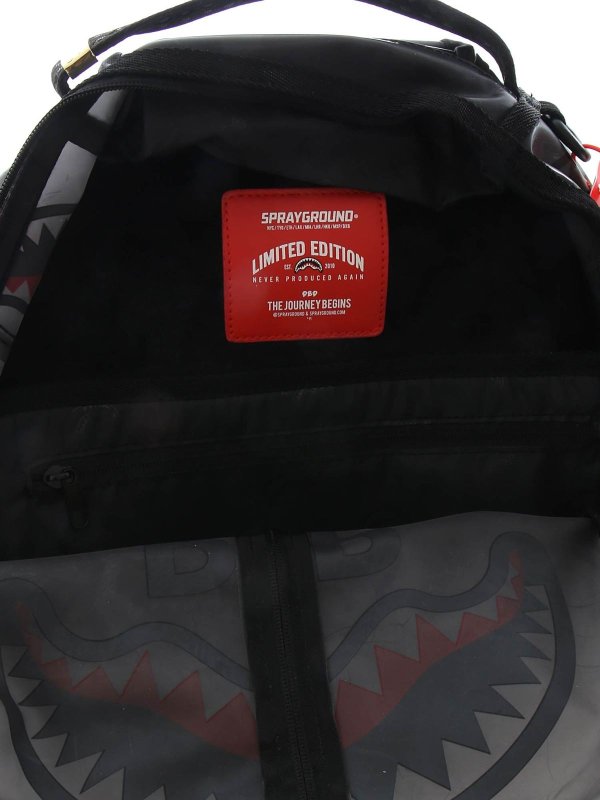 کوله پشتی Sprayground - Rip me Open backpack in black - 910B3773NSZ