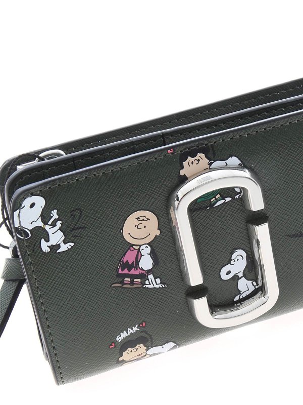 Wallets & purses Marc Jacobs - The Snapshot x Peanuts wallet in green ...