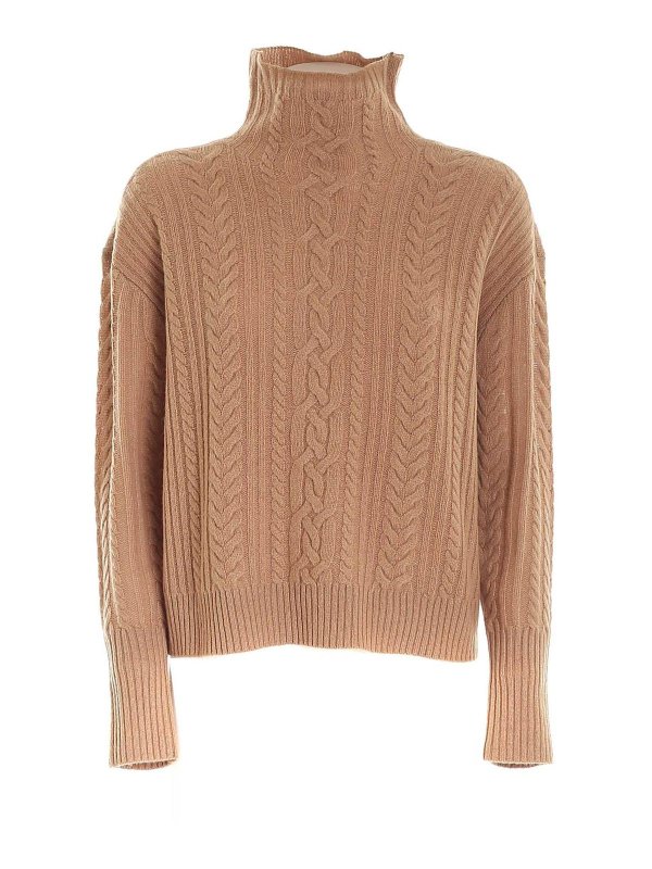 Turtlenecks & Polo necks Polo Ralph Lauren - Cable knit sweater in ...