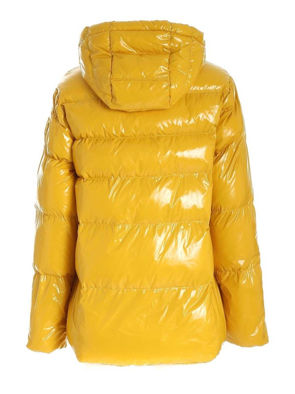 champion yellow puffer jacket