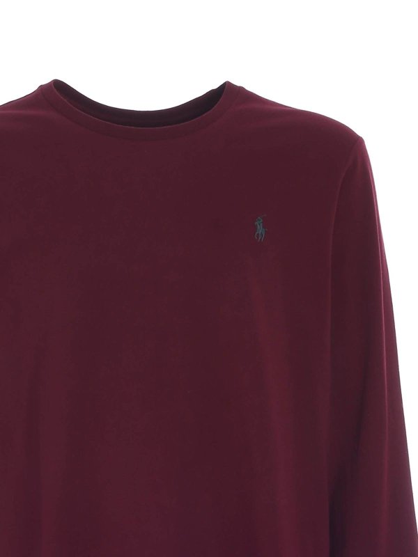 wine ralph lauren polo shirt