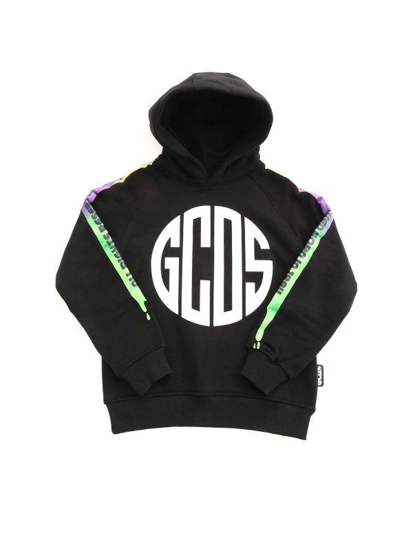 سویشرت Gcds - Logo hoodie in black 