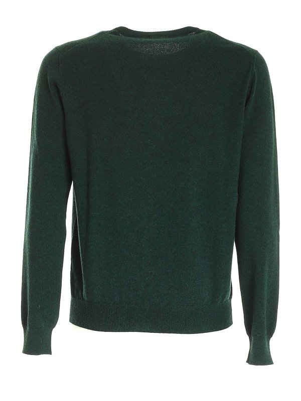 Crew necks Malo - Cashmere sweater in wool - UMA008F1K02E1206 | iKRIX.com