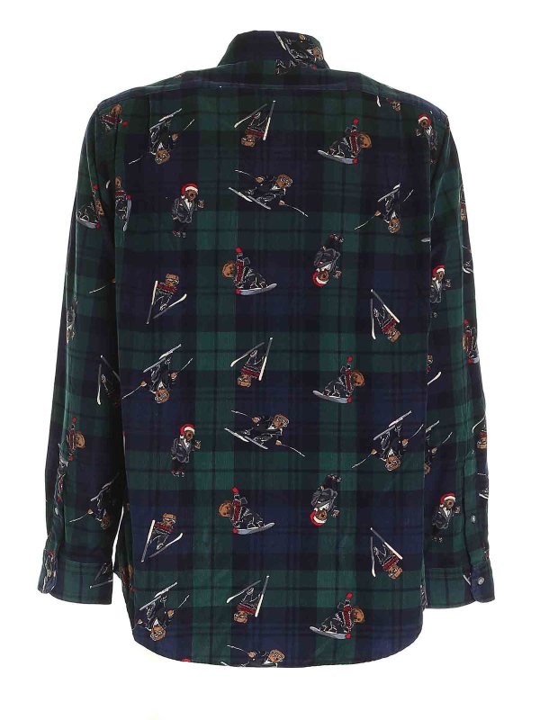 ralph lauren christmas plaid shirt