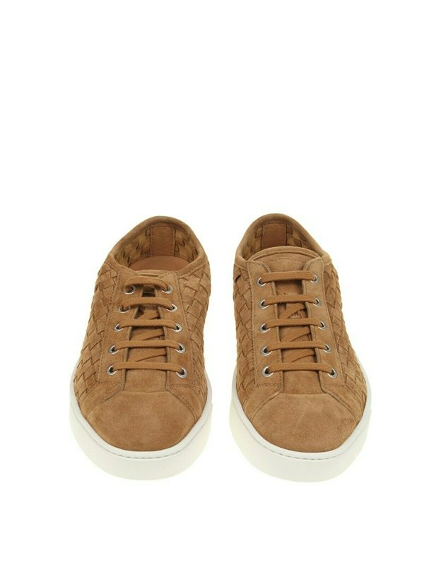 santoni sneakers suede