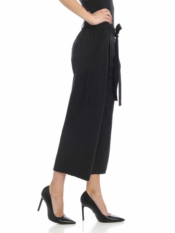 کژوال Dkny - Crop pants in black with 