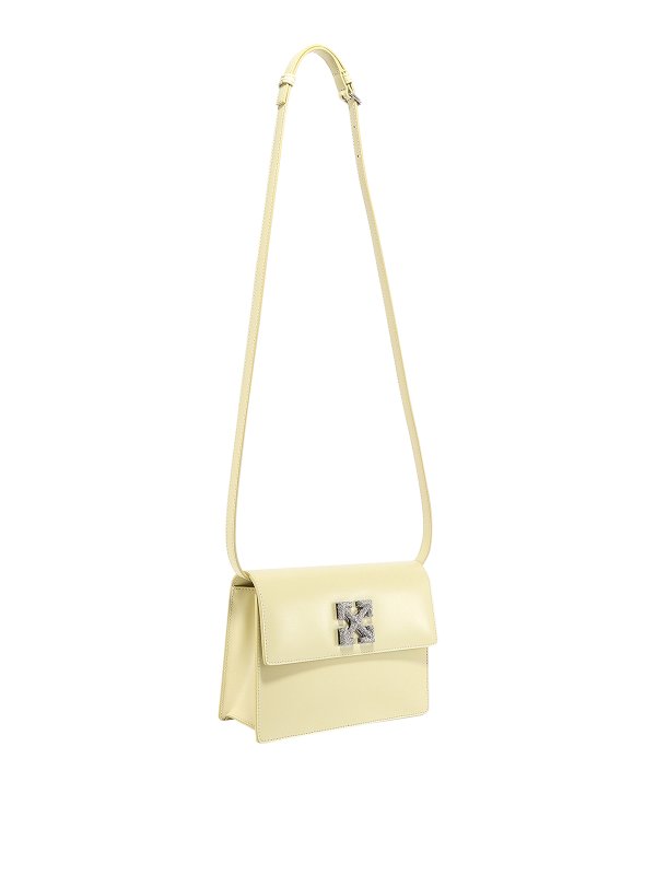 off white leather crossbody bag