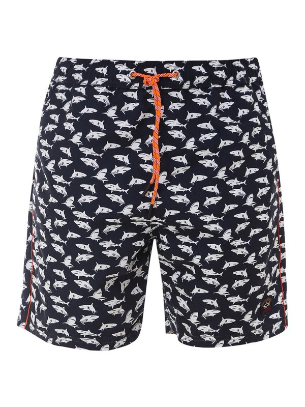 Swim shorts & swimming trunks Paul & Shark - Sharks swim shorts ...