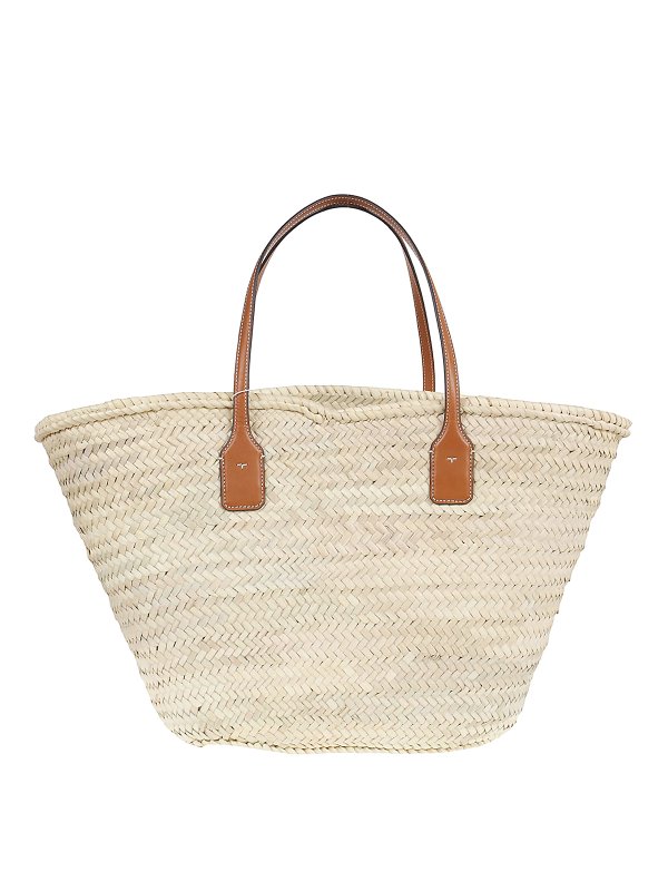ella straw tote
