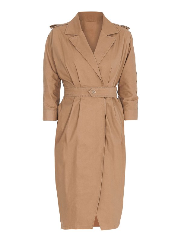 Liu Jo - Stretch cotton belted coat 
