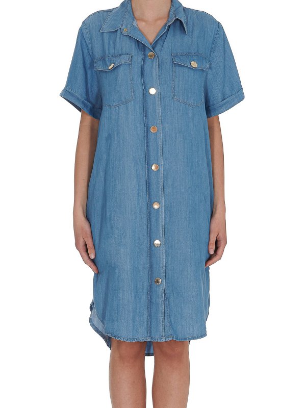 denim jean shirt dress