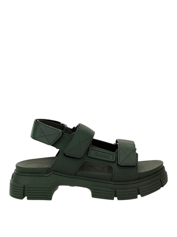 Ganni Recycled rubber sandals sandals S1519861
