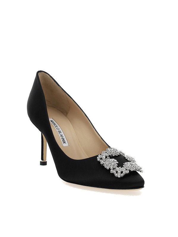 Manolo Blahnik - Hangisi silk pumps 