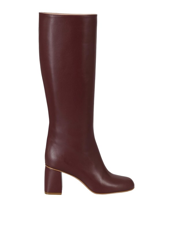 valentino burgundy boots