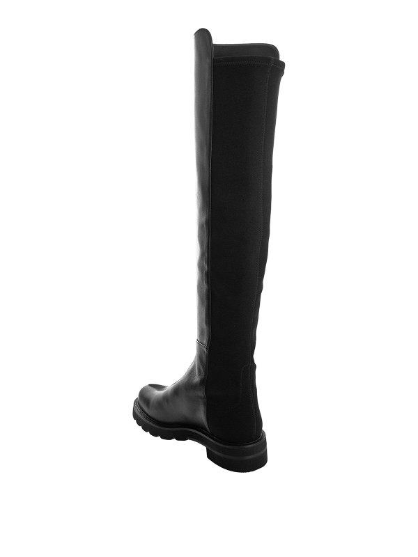 black and silver cowboy boots