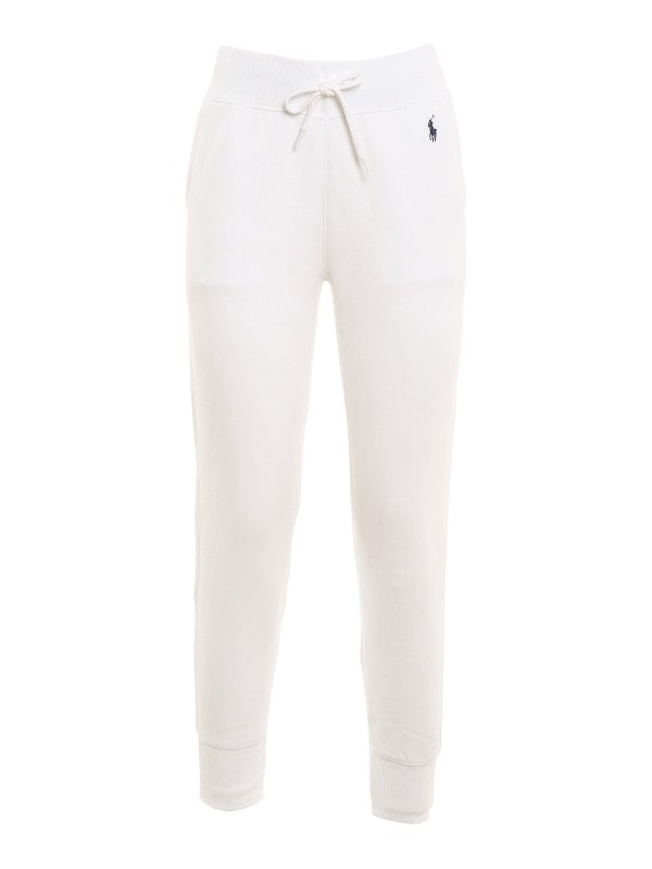 white ralph lauren sweatpants