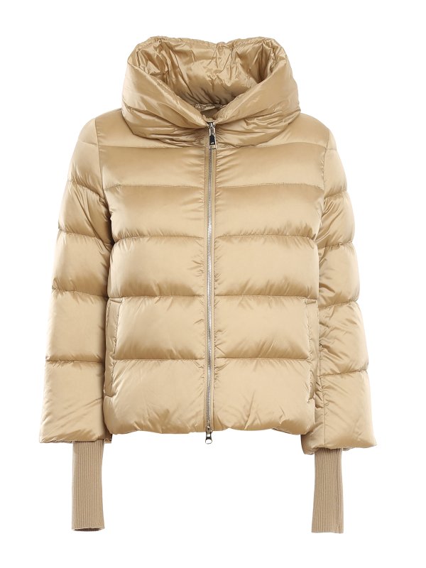 satin down jacket