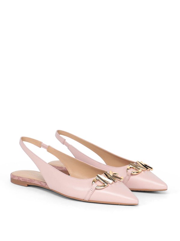 pink slingback flats