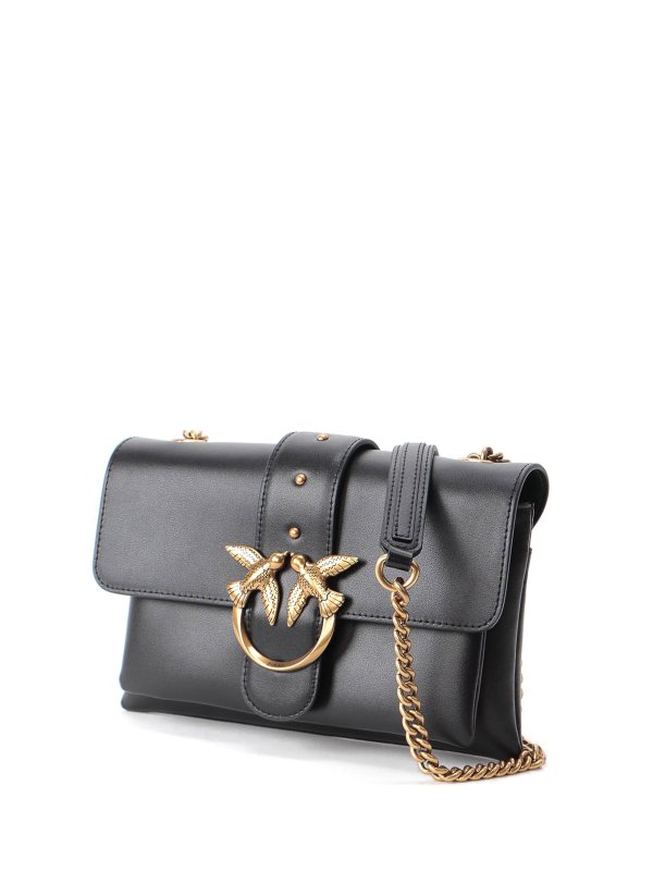 Pinko LOVE BELL SIMPLY IVORY CROSSBODY BAG | Atterley