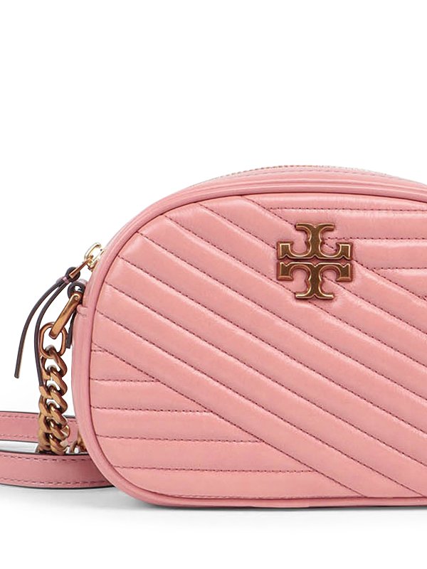 tory burch kira chevron small camera bag pink moon