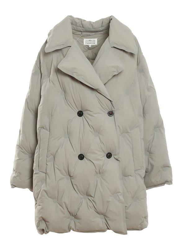 Padded coats Maison Margiela - Quilted long down jacket ...