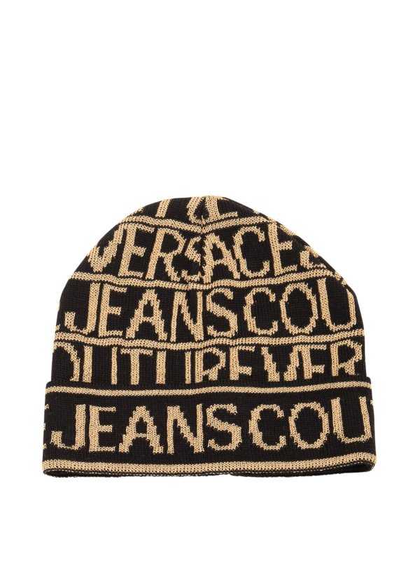 Beanies Versace Jeans Couture - All-over logo beanie - 71VAZK42ZG021G89