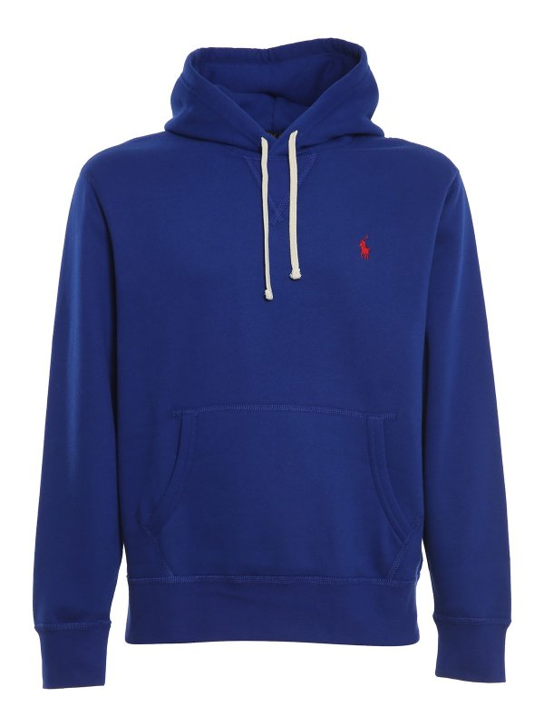 Sweatshirts & Sweaters Polo Ralph Lauren - Royal blue fleece hoodie ...