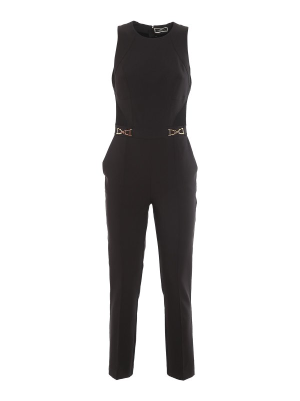 Jumpsuits Elisabetta Franchi - Technical bistretch fabric jumpsuit ...
