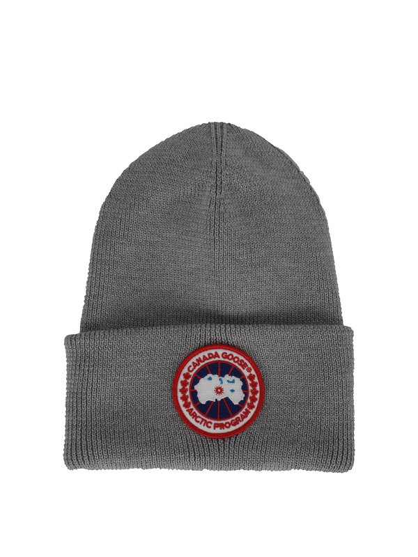 Beanies Canada Goose Logo patch wool beanie 6936M39115