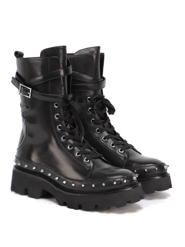 Ankle boots Pinko - Chaval combat boots - 1H20XWY7K6Z99 | iKRIX.com