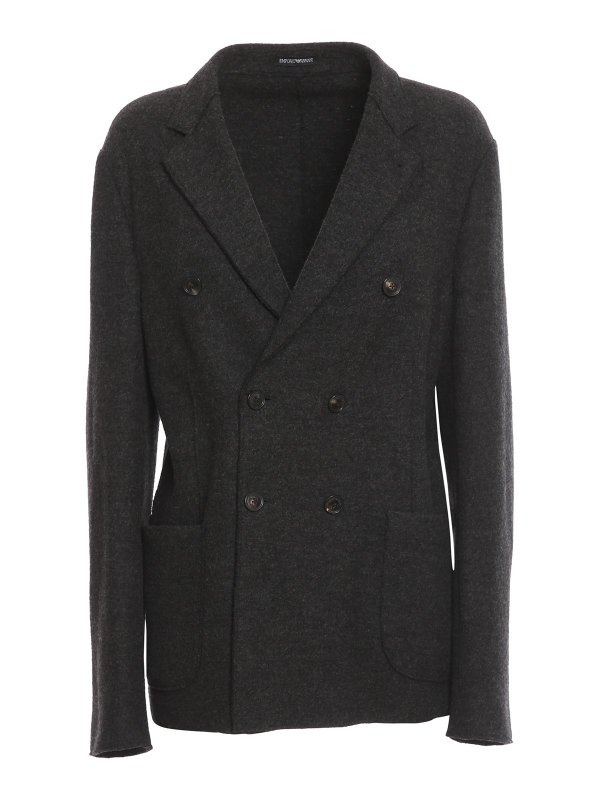 Blazers Emporio Armani - Wool blend unlined blazer - 91G61S91S31