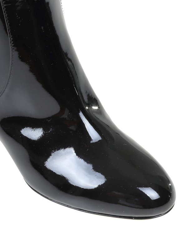 dolce and gabbana patent leather boots