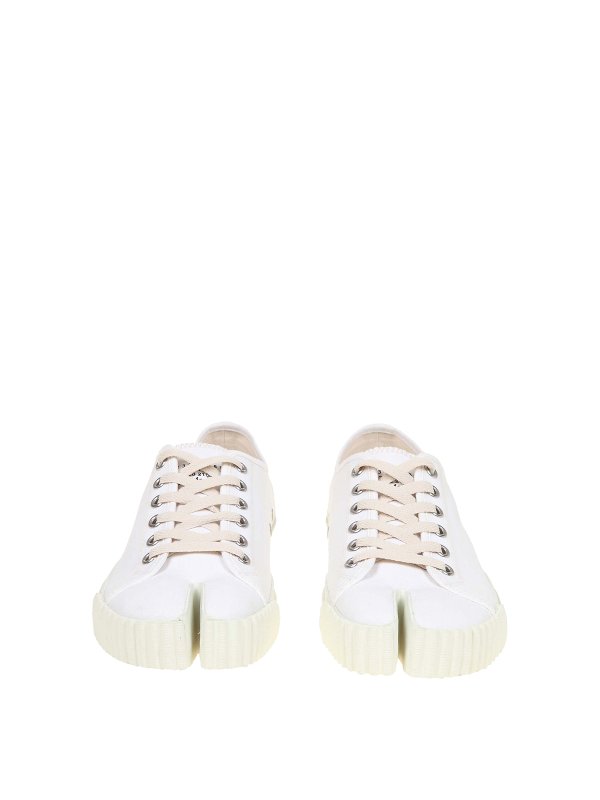 margiela canvas tabi