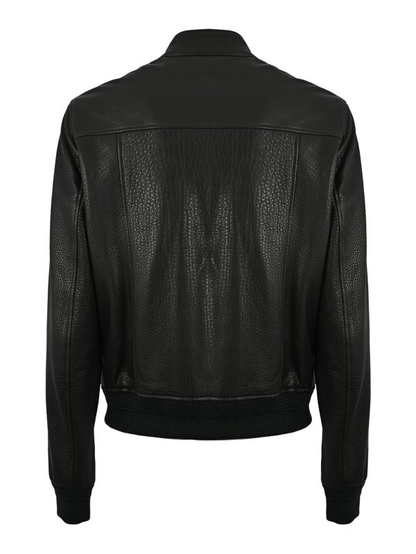 Leather jacket Tagliatore - Leather bomber - ETHANA121320 | iKRIX.com