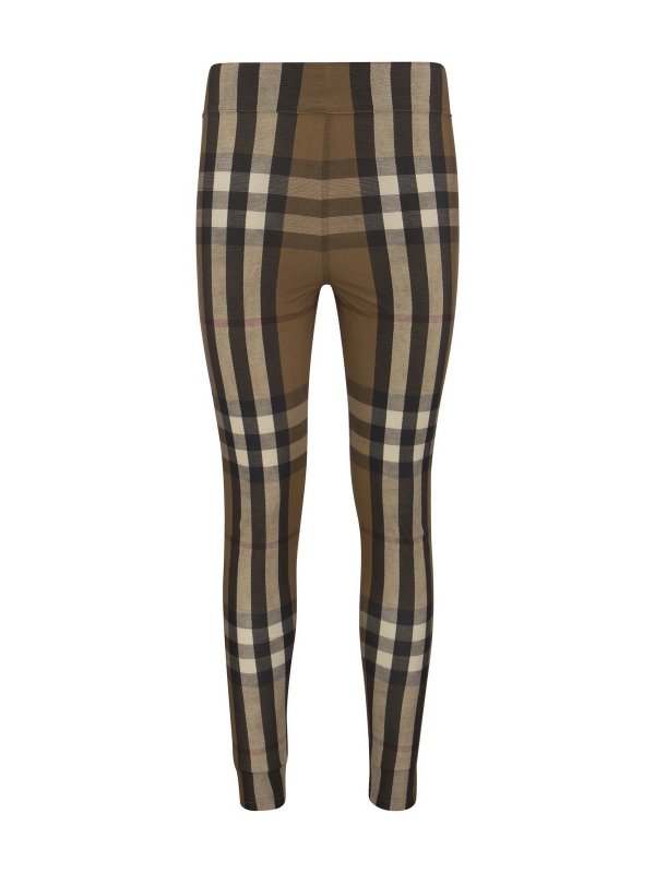 لگینگز Burberry - Check-print leggings 