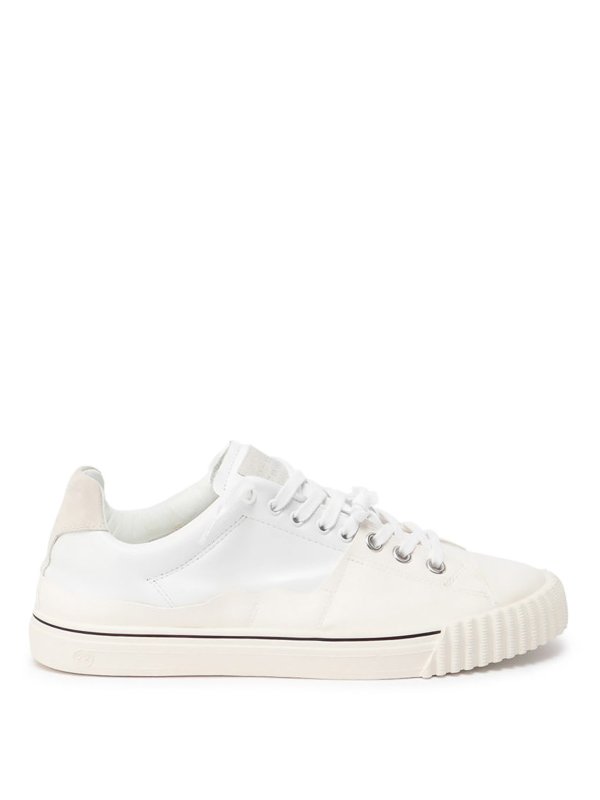 Trainers Maison Margiela - Leather and rubber sneakers ...