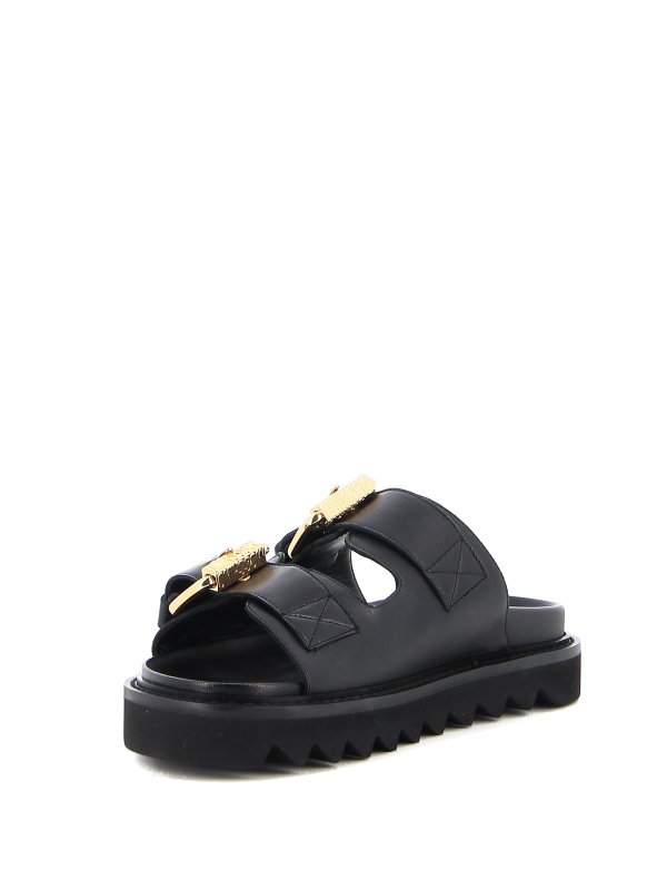 Sandals Moschino - Double strap sandals - MA28145G1EMF0000 | iKRIX.com