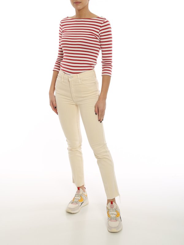 Waisted Rascal Ankle Fray jeans 