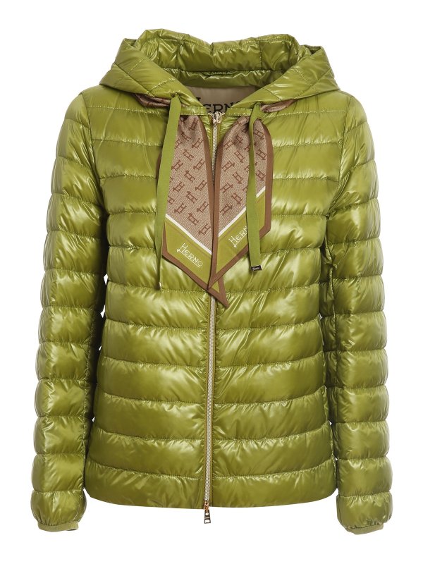 herno hooded down jacket