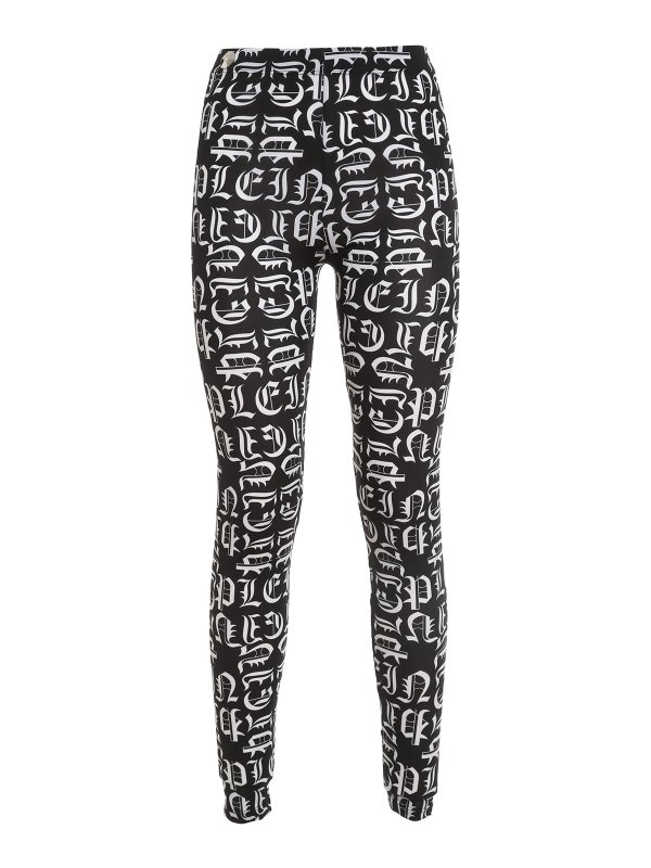 Leggings Philipp Plein - Gothic Plein leggings - WRT1069PTE003N02